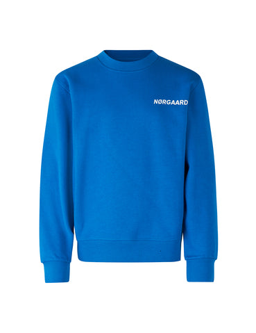 Mads Nørgaard Organic Solo Sweatshirt - Snorkel Blue
