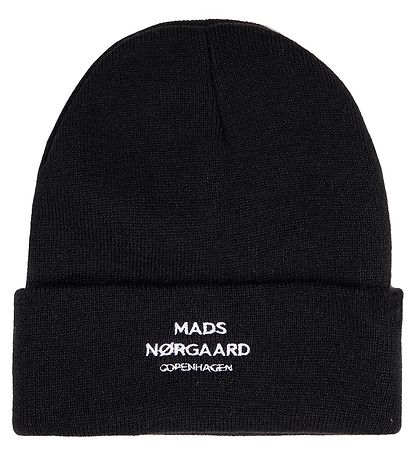 Mads Nørgaard Isak Logo Beanie - Black