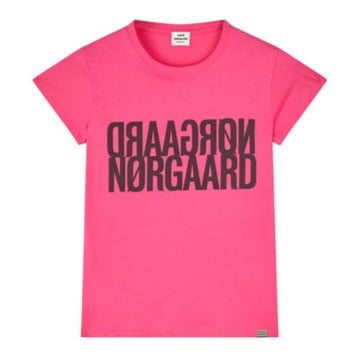 Mads Nørgaard Tuvina T-Shirt - Carmine Rose