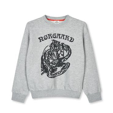 Mads Nørgaard Mix Sonar Sweatshirt - Light Grey Melange