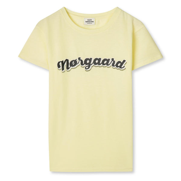 Mads Nørgaard Organic Tuvina T-Shirt - Tender Yellow