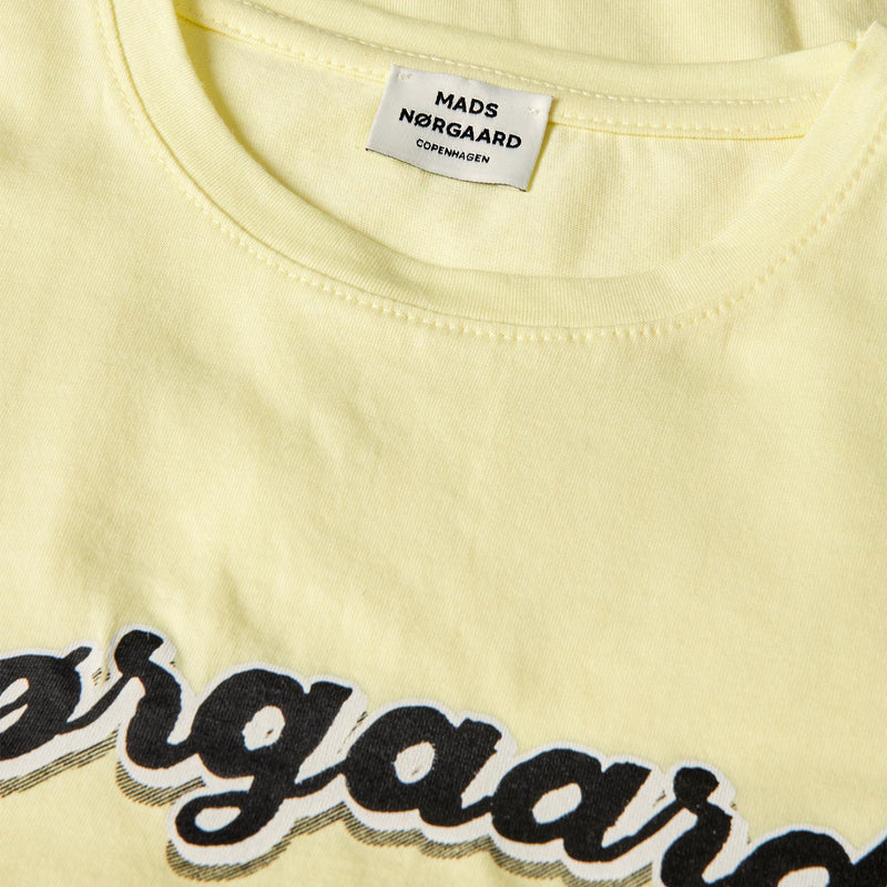 Mads Nørgaard Organic Tuvina T-Shirt - Tender Yellow