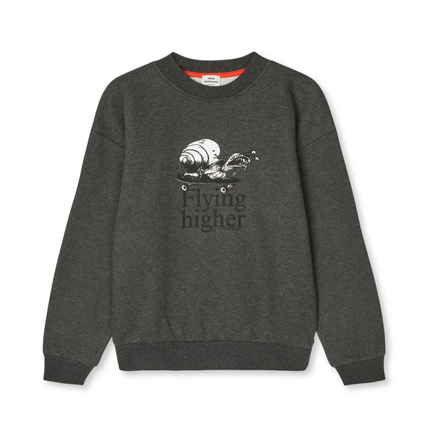 Mads Nørgaard Mix Sonar Sweatshirt - Charcoal Melange