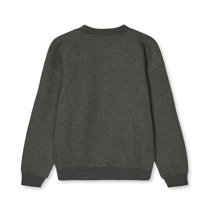 Mads Nørgaard Mix Sonar Sweatshirt - Charcoal Melange