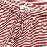 Mads Nørgaard 2x2 Stripe Verona Bukser - Winery/Vanilla Ice