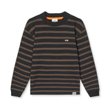 Mads Nørgaard Stripe Carlito Bluse - Black/Demitasse