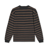 Mads Nørgaard Stripe Carlito Bluse - Black/Demitasse