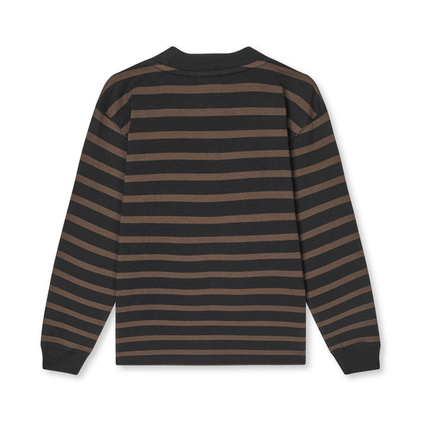 Mads Nørgaard Stripe Carlito Bluse - Black/Demitasse