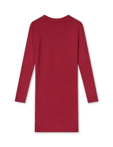 Mads Nørgaard 5x5 Classic Stripe Dubina Kjole - Parisian Night/High Risk Red