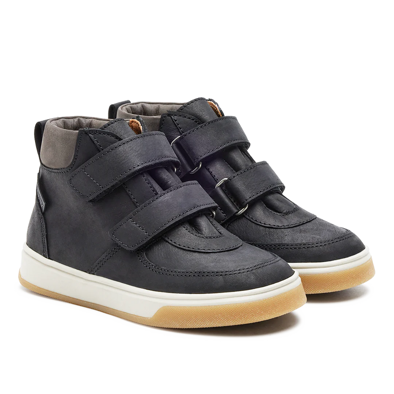 Angulus Mid-cut Tex Sneakers - Black/Asphalt