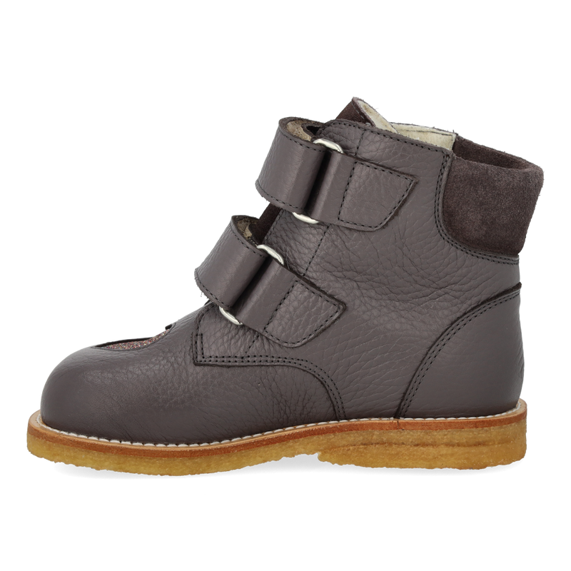 Angulus TEX Vinterstøvler m. glitterhjerte - Lavender