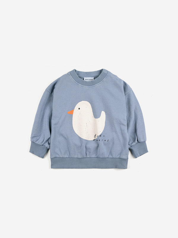 BOBO CHOSES Baby Rubber Duck Sweatshirt - Blue
