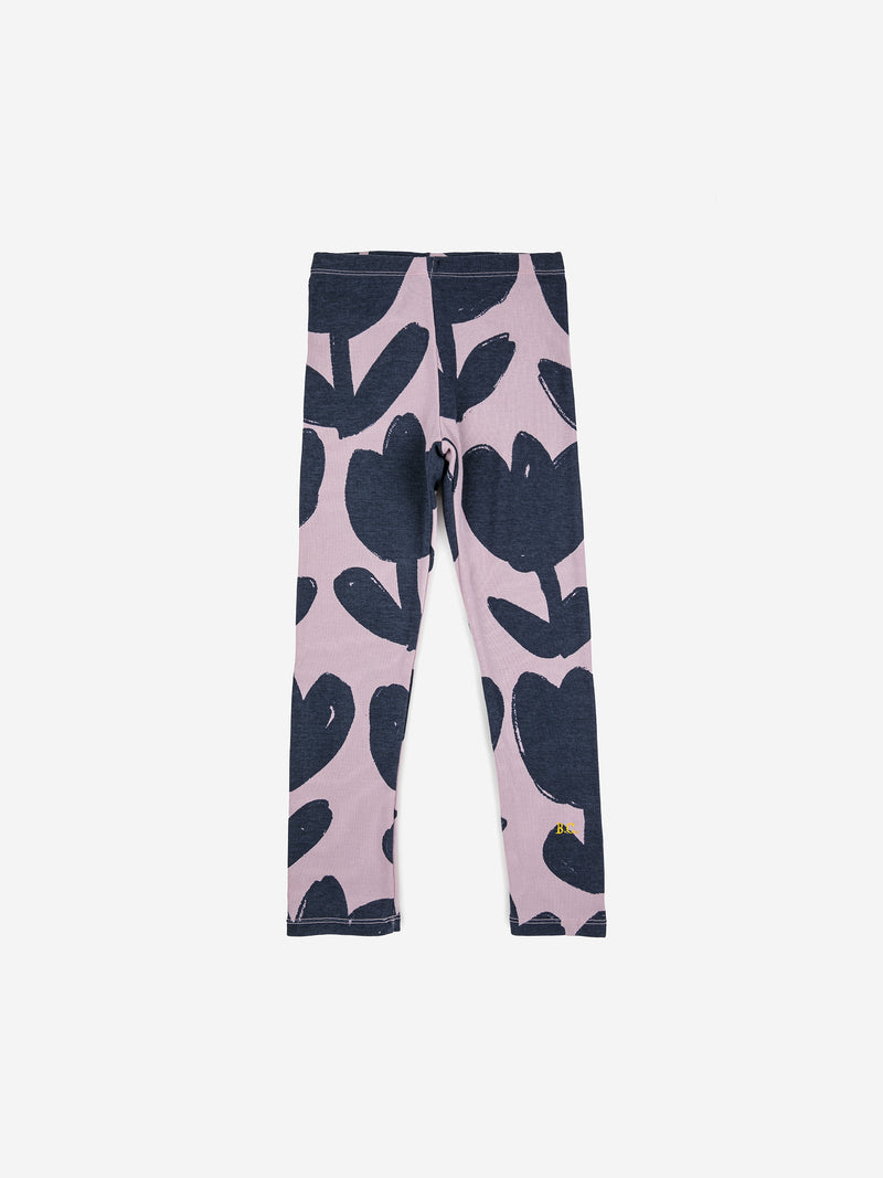 BOBO CHOSES Retro Flowers Leggings - Lavender