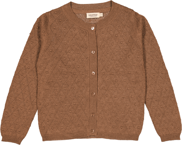 MarMar Tilda Cardigan - Dark Fudge Melange