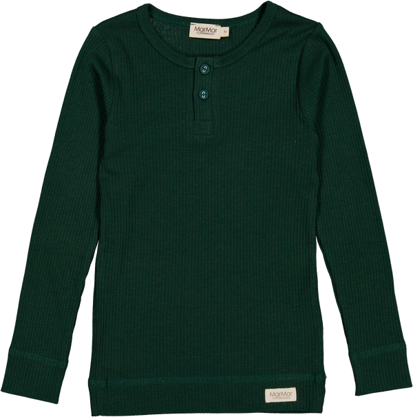 MarMar Modal Bluse - Dark Leaf