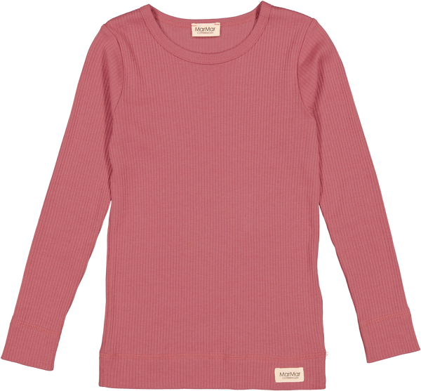 MarMar Modal Plain Bluse - Pink Rouge
