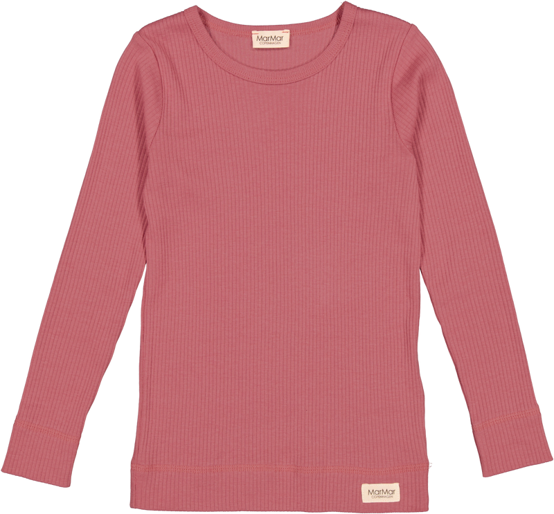 MarMar Modal Plain Bluse - Pink Rouge