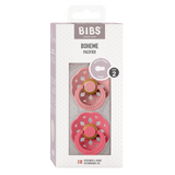 Bibs Boheme, 2-pack - Dusty Pink/Coral
