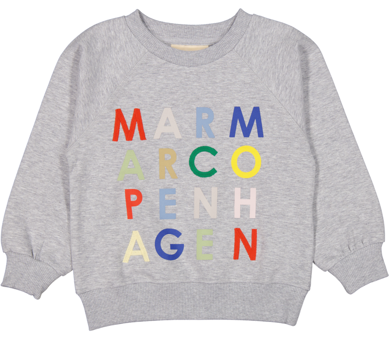 MarMar Pelon Sweatshirt - Multicolor Letters Emb.