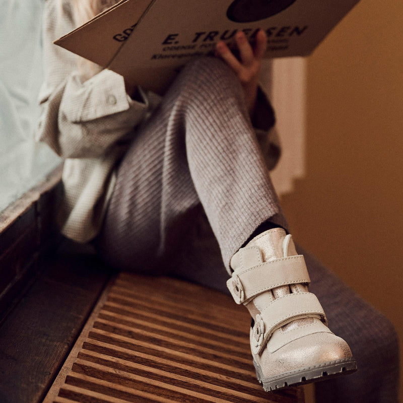 Bundgaard Tokker Flower TEX Vinterstøvler - Ivory Glitter