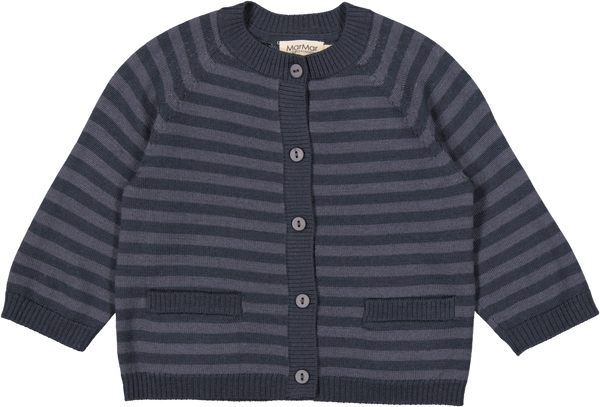 MarMar Taki Strik Cardigan - Deep Lake Stripe