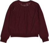 MarMar Thulla Strik Bluse - Deep Mulberry