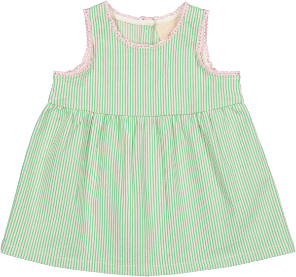 MarMar Daely Spencer Kjole - Cale Green Stripe