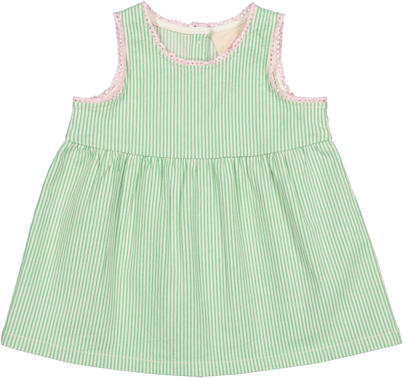 MarMar Daely Spencer Kjole - Cale Green Stripe