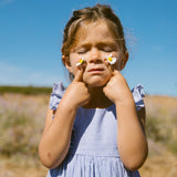 MarMar Danita Frill Kjole - Navy Stripe