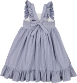 MarMar Danita Frill Kjole - Navy Stripe