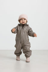 MarMar Orion Regndragt m. fleece - Brown Stripe
