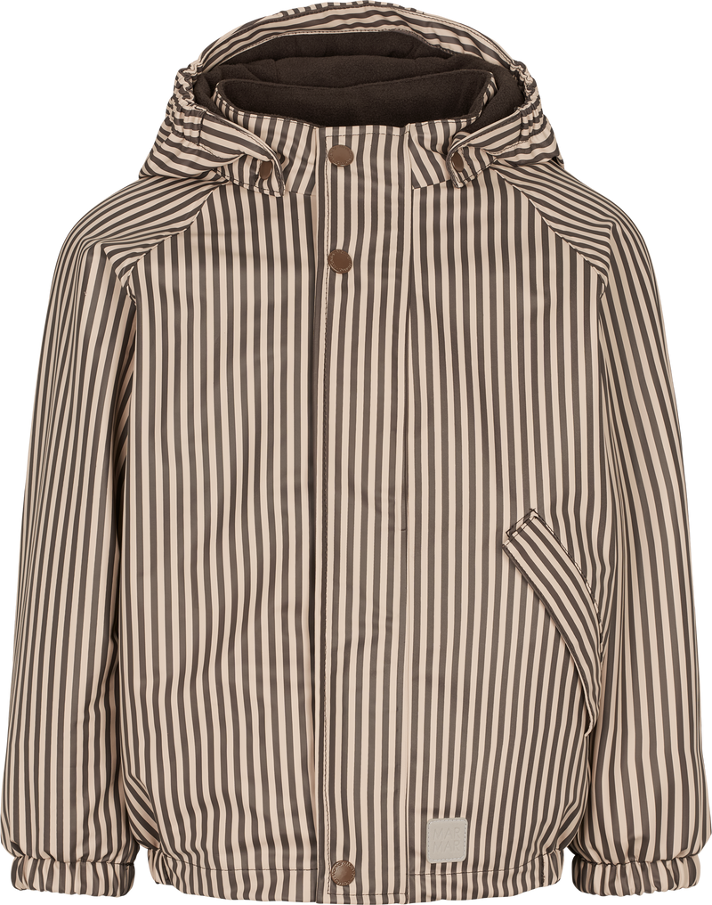 MarMar Obo Regntøj m. fleece - Brown Stripe