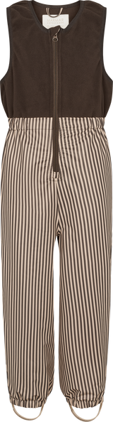 MarMar Obo Regntøj m. fleece - Brown Stripe