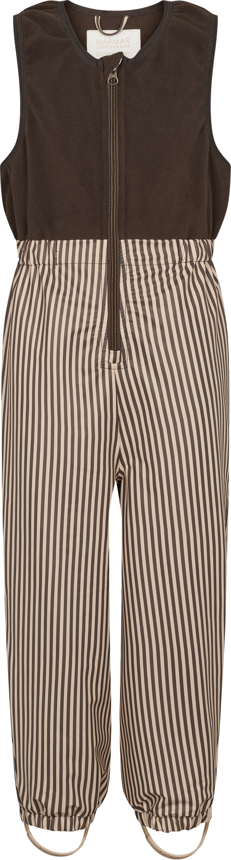 MarMar Obo Regntøj m. fleece - Brown Stripe