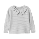 MarMar Toro Strik Bluse - Aluminium