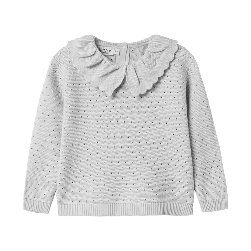 MarMar Toro Strik Bluse - Aluminium