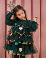 MarMar December Kjole - Dark Leaf