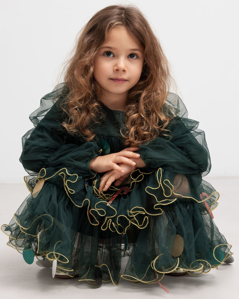 MarMar December Kjole - Dark Leaf