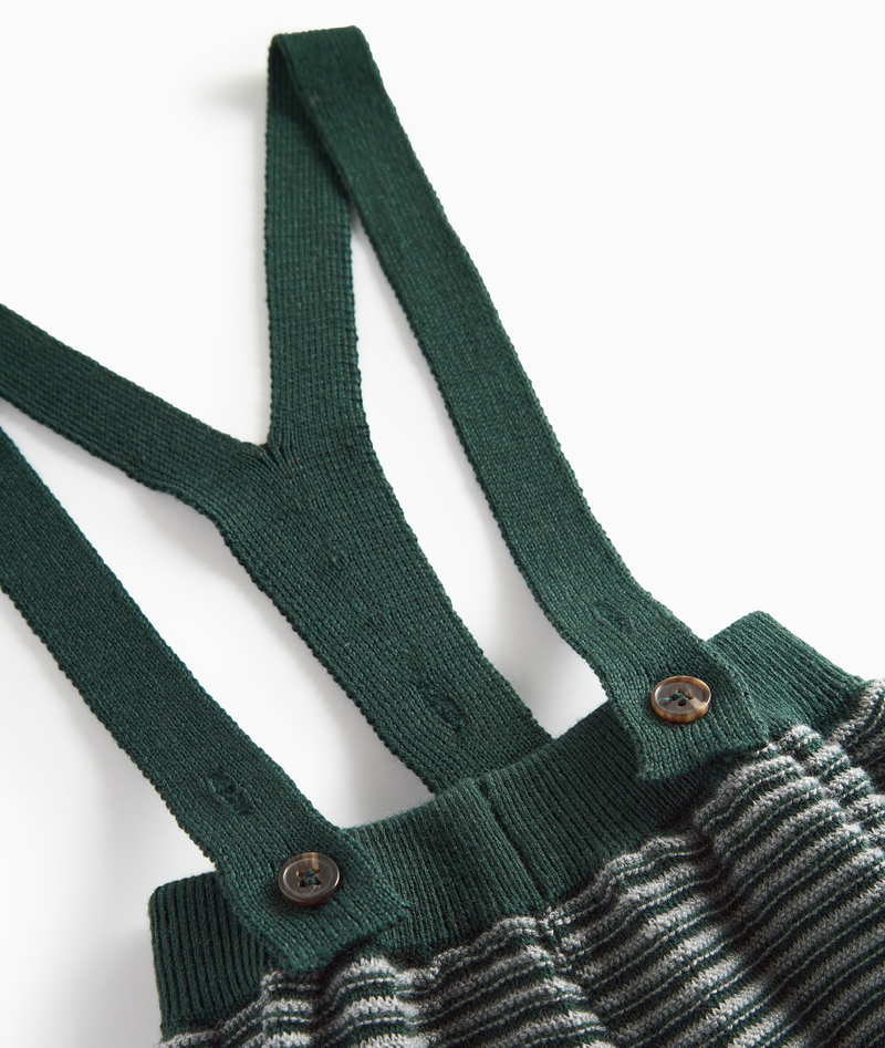 MarMar Perrin Strik Overall - Dark Leaf Stripe