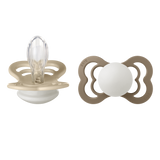 Bibs Supreme Silicone, 2-pak - Vanilla/Dark Oak Night