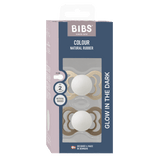 Bibs Supreme Silicone, 2-pak - Vanilla/Dark Oak Night