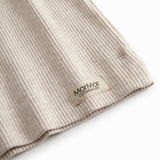 MarMar Plain Modal Bluse - Light Beige Melange