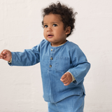 MarMar Troy Skjorte - Blue Denim