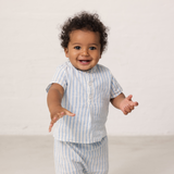 MarMar Totoro Skjorte - Surf Blue Stripe