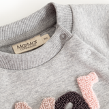 MarMar Theos B Sveatshirt - Cloud Grey Logo