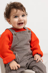 MarMar Ruben Overall - Dark Brownie Stripe