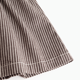 MarMar Sanne Spencer Kjole - Dark Brownie Stripe