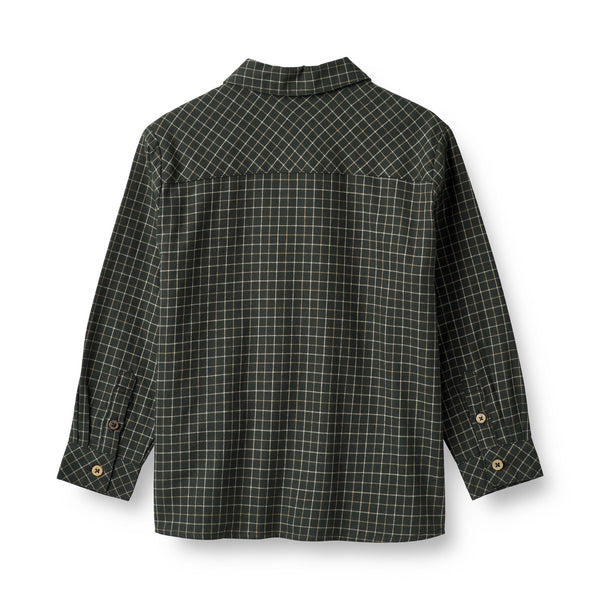 Wheat Skjorte Oscar - Black Coal Check