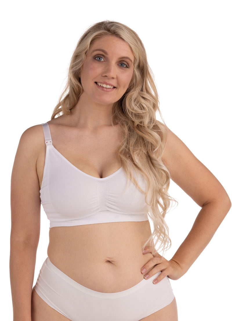 Carriwell Seamless Original Graviditets- & Amme BH - White