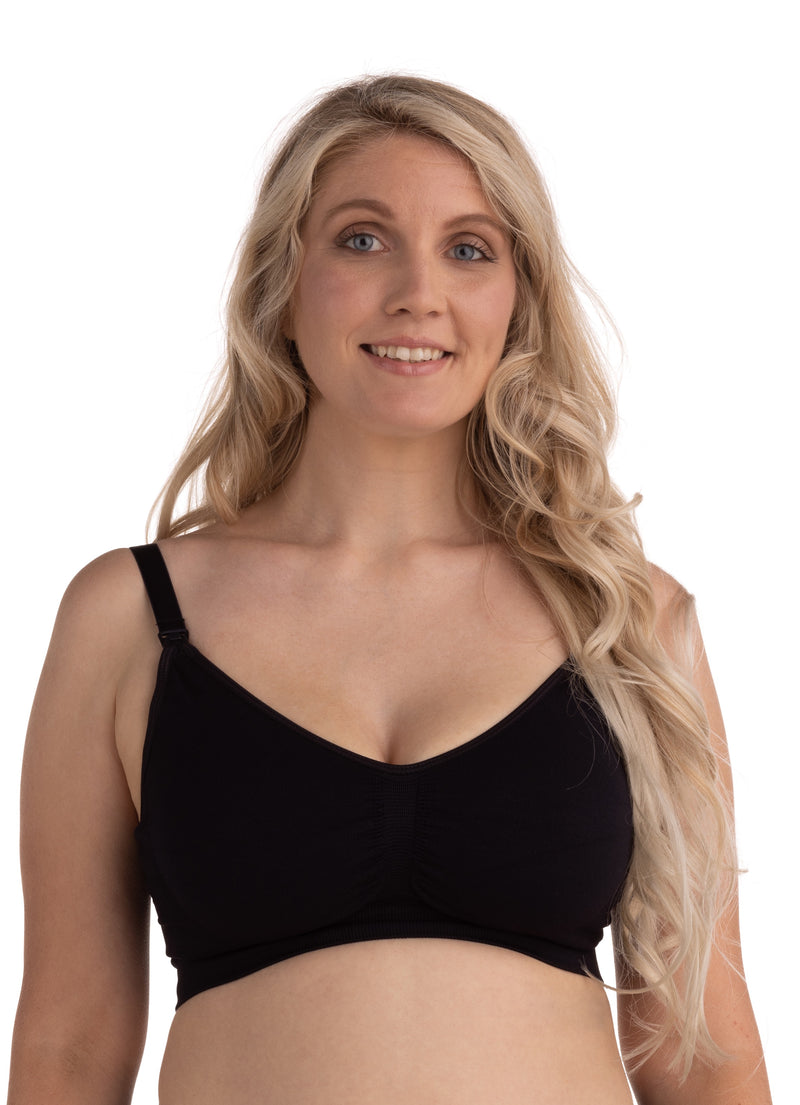 Carriwell Seamless Original Graviditets- & Amme BH - Black